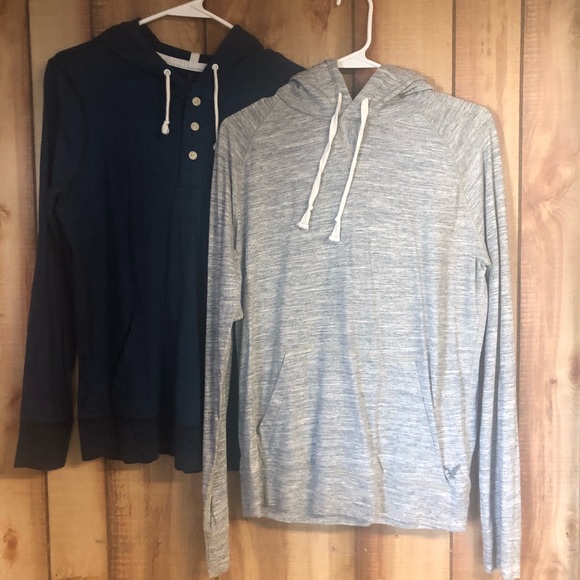 Bundle of 2 American Eagle LS hoodie pullover XS